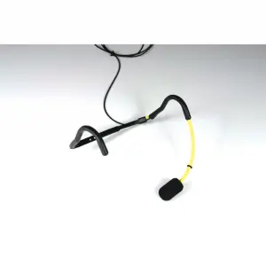Trantec SJ66 Headworn Mic (Black only) 3.5mm locking stereo jack
