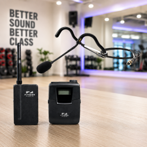 DX6 Wireless Fitness Headset Microphone Package