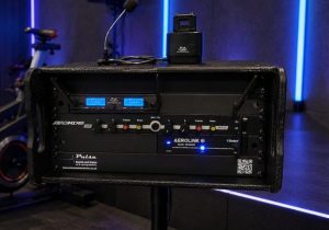 Professional fitness studio sound system installed by Pulse Sound & Vision